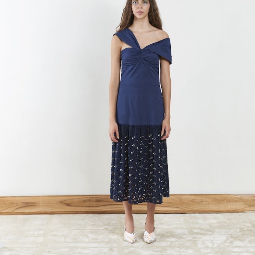 Shift Off Shoulder Cocktail Dress